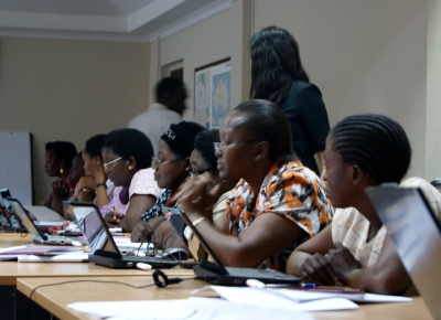 Training session for mobile clinic pilot program